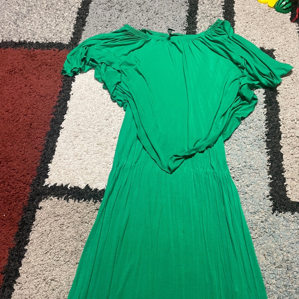 Long off the shoulder dress